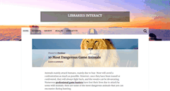Desktop Screenshot of librariesinteract.info